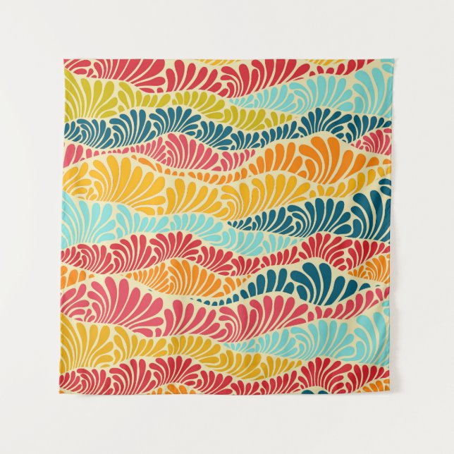 Leafy Mosaic Tapestry (Front)