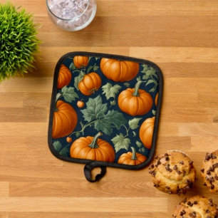 Leafy Pumpkin Patch Pot Holder