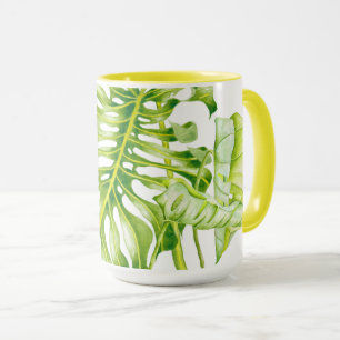 Leafy Sculptures on a Combo Mug