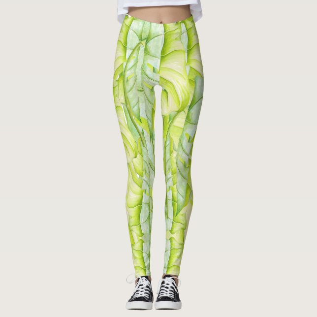 Leafy Sculptures on Leggings (Front)