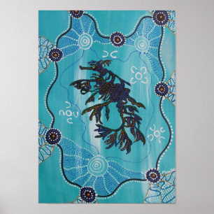 LEAFY SEA DRAGON Canvas print by Mundara