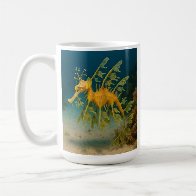 Leafy Sea Dragon Coffee Mug (Left)