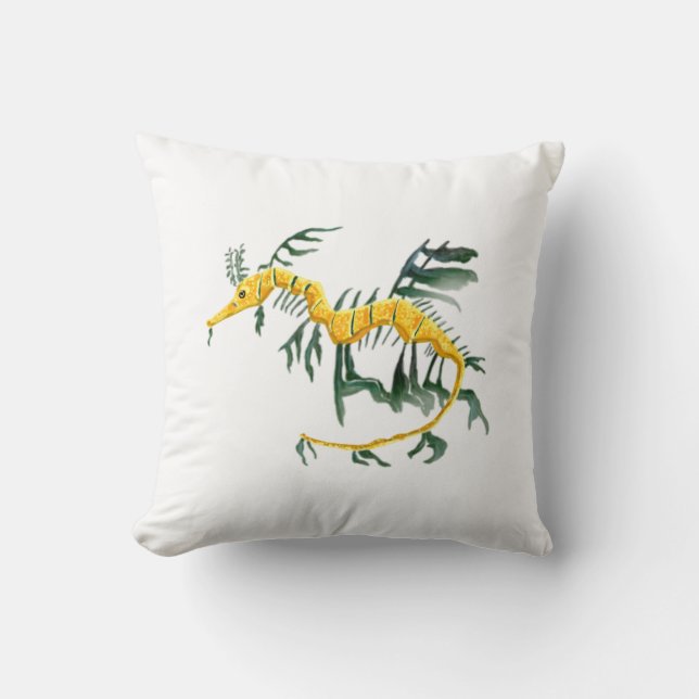 Leafy Sea Dragon Cushion (Front)