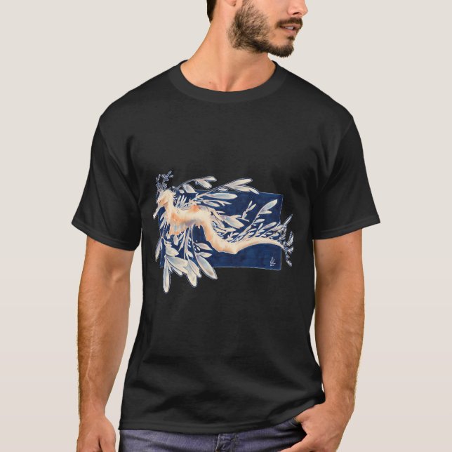 Leafy Seadragon sticker T-Shirt (Front)