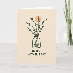 Leafy Sprigs Mothers Day Card