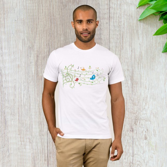 Leafy Staff Line Mens T-Shirt (Creator Uploaded)