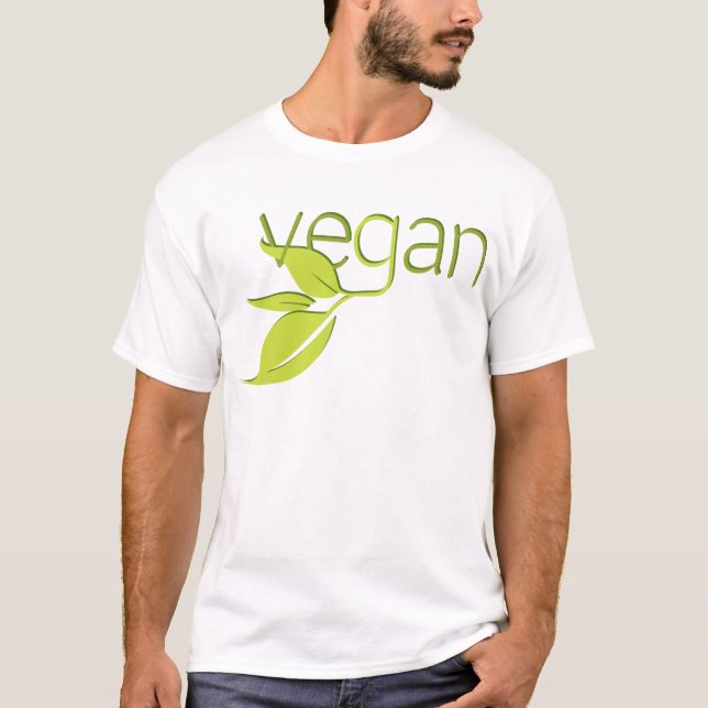 Leafy Vegan T-Shirt (Front)