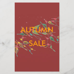 Leafy Vine Autumn Sale Flyer