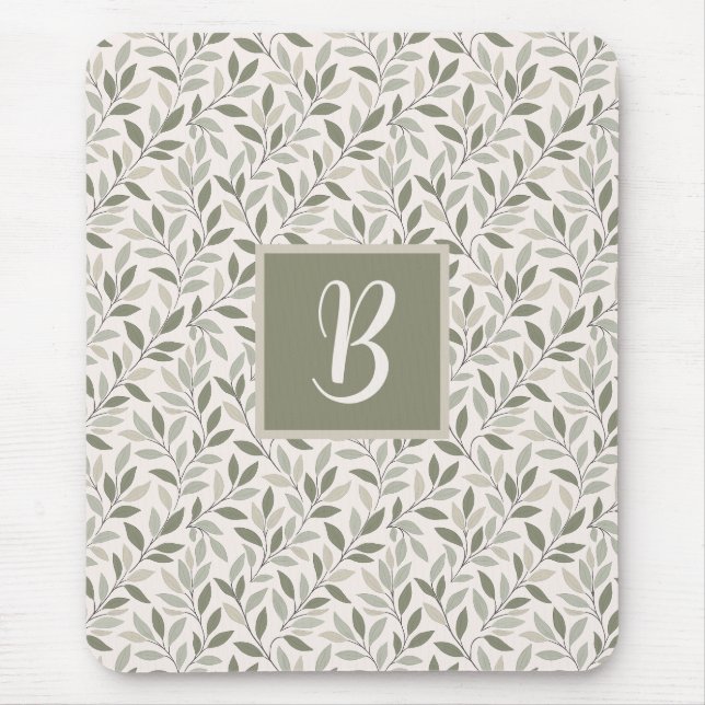Leafy Vines Mouse Pad (Front)