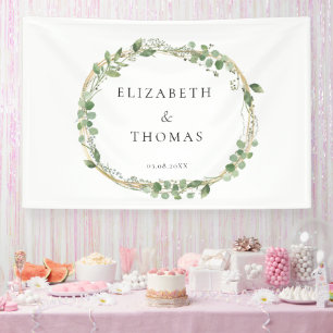 Leafy Wedding Banner