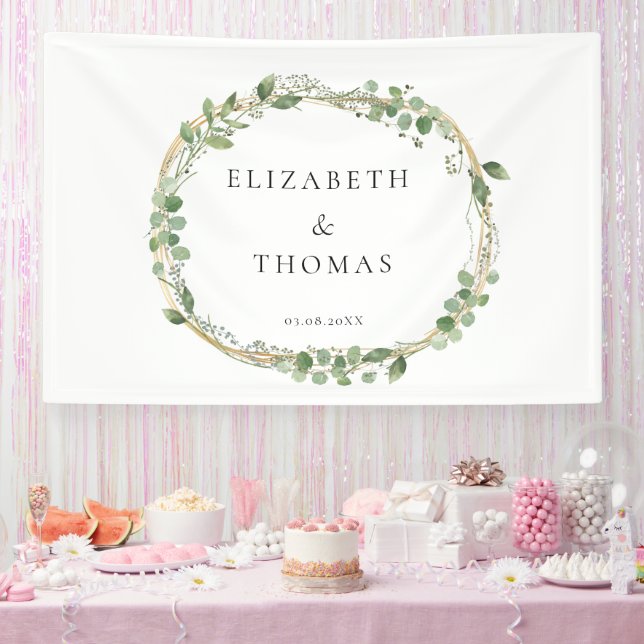 Leafy Wedding Banner (Party)