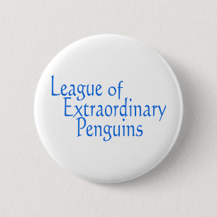 League of Extraordinary Penguins 3 6 Cm Round Badge
