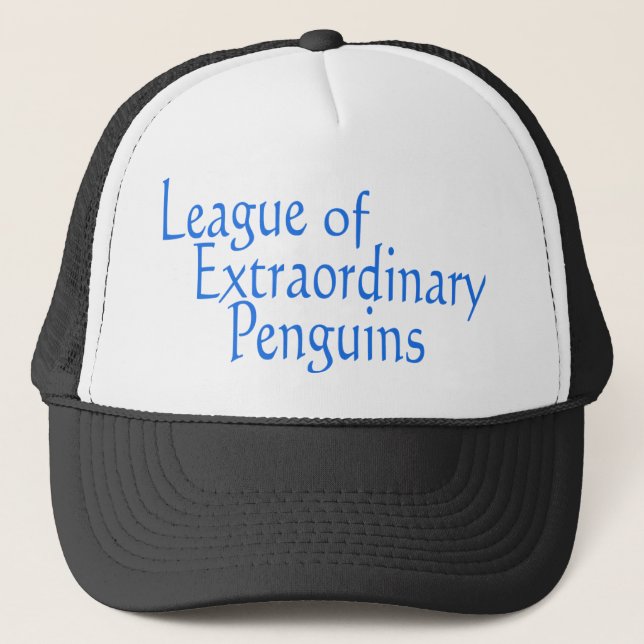 League of Extraordinary Penguins 3 Trucker Hat (Front)