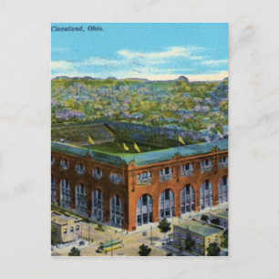League Park Baseball Stadium Postcard