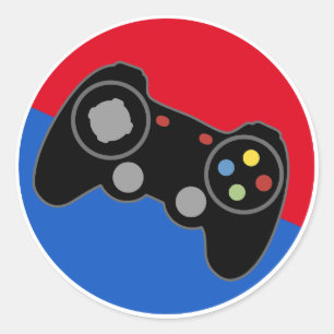 League Pro Gamer Classic Round Sticker