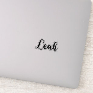 Leah Name - Handwritten Calligraphy