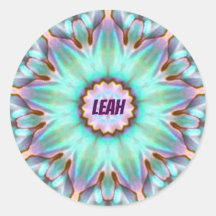LEAH ~ Personalised Paua Shell Sticker ~