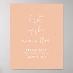 LEAH Vibrant Light Up The Dance Floor Glow Stick Poster
