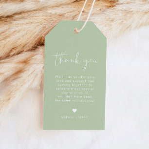 LEAH Vibrant Pastel Spring Wedding Favour Tag