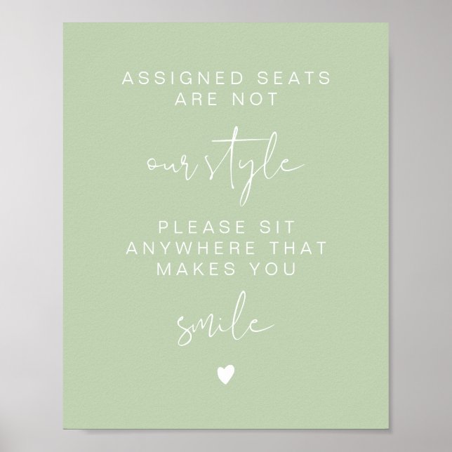 Leah Vibrant Sit Anywhere No Assigned Seats  Poster (Front)