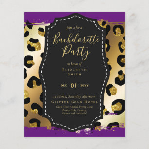 LeahG Pretty Girly Bachelorette Glam Animal Prints