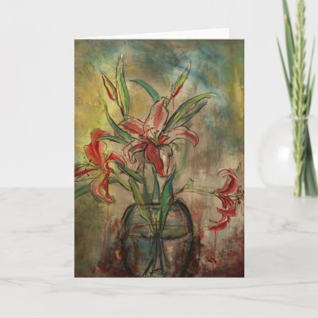 Leah's Lilies Card (Front)