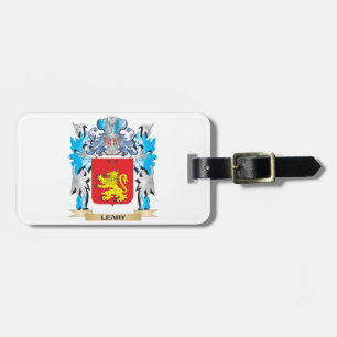 Leahy Coat of Arms - Family Crest Luggage Tag