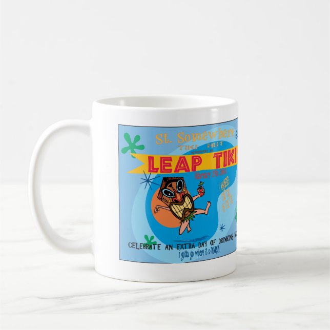 Leak Tiki Coffee Mug (Left)