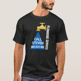 Leaking Gold Faucet Plumbing Service T-Shirt