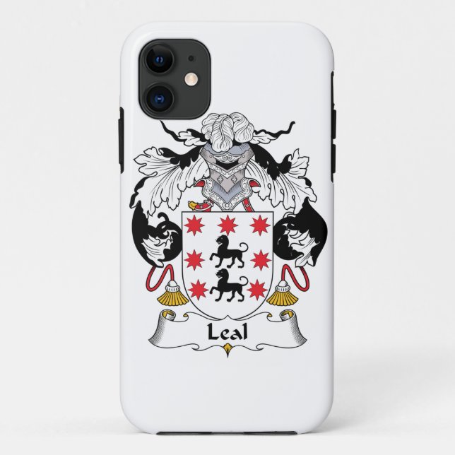 Leal Family Crest Case-Mate iPhone Case (Back)