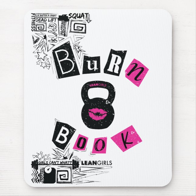 Lean Girls Burn Book Mouse Pad (Front)