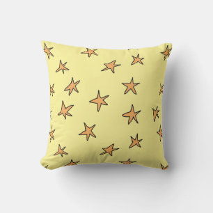 Lean into it star pillow