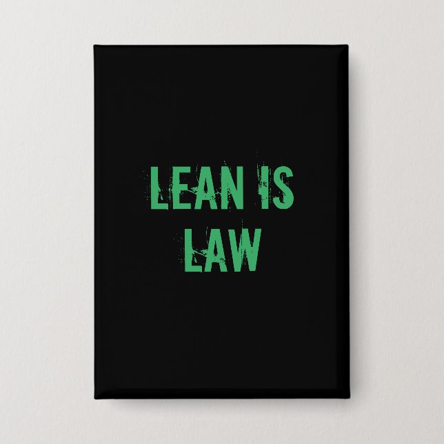 Lean is Law Fitness Personal Trainer Bodybuilding (Front)