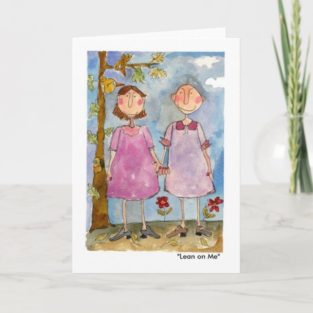 ‘Lean on Me’ Card (Front)
