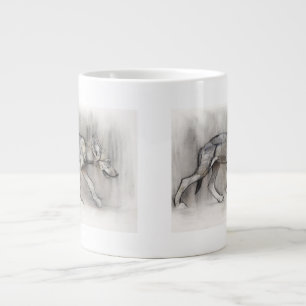 Lean Pup Large Coffee Mug