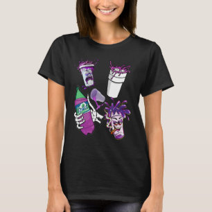 Lean Purple Drank Dirty Double cup Lean Line Smok T-Shirt