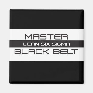 Lean Six Sigma Master Black Belt Magnet