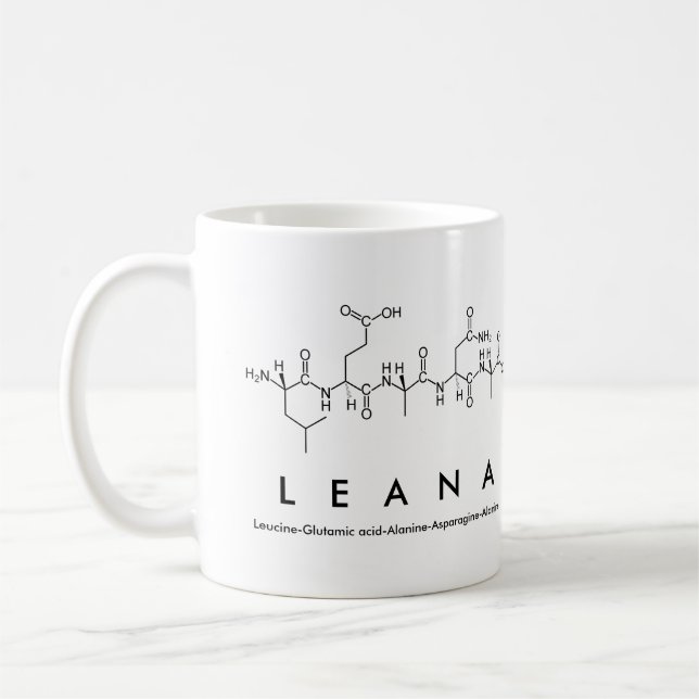 Leana peptide name mug (Left)