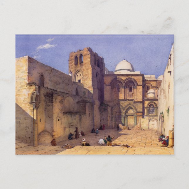 Leander Russ The Church of the Holy Sepulcher Postcard (Front)