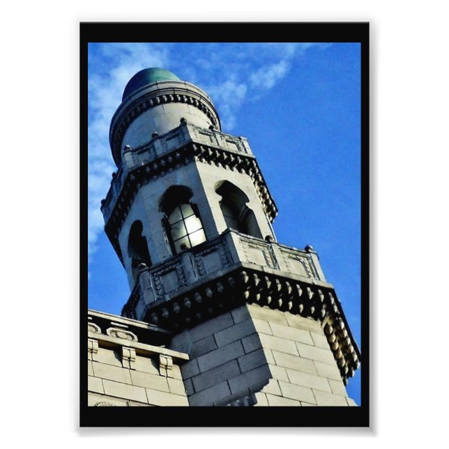 Leaning Minaret Photo Print (Front)