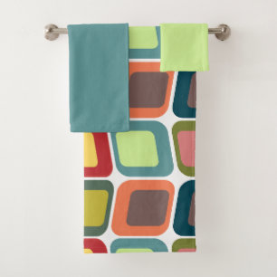 Leaning Rectangles Bath Towel Set