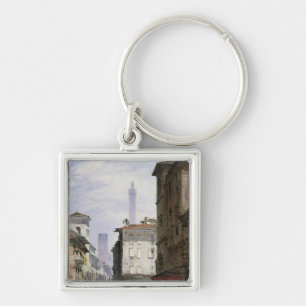 Leaning Tower, Bologna Key Ring