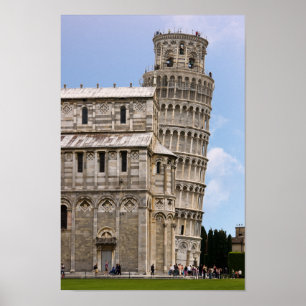 Leaning Tower of Pisa and Cathedral - Pisa, Italy Poster