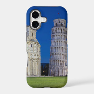 Leaning Tower of Pisa at night