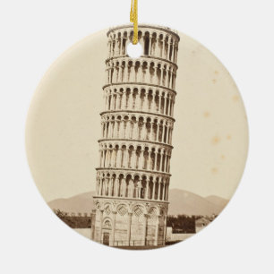 Leaning Tower of Pisa Ceramic Ornament