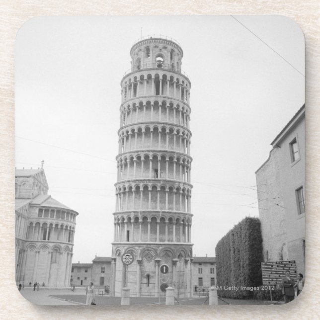 Leaning Tower of Pisa Coaster (Front)