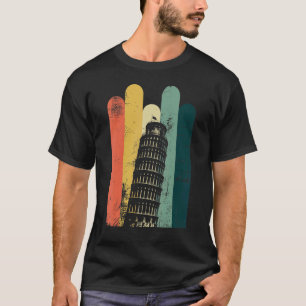 Leaning Tower of Pisa Italy Building Landmark T-Shirt