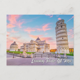 Leaning Tower Of Pisa, Italy Postcard