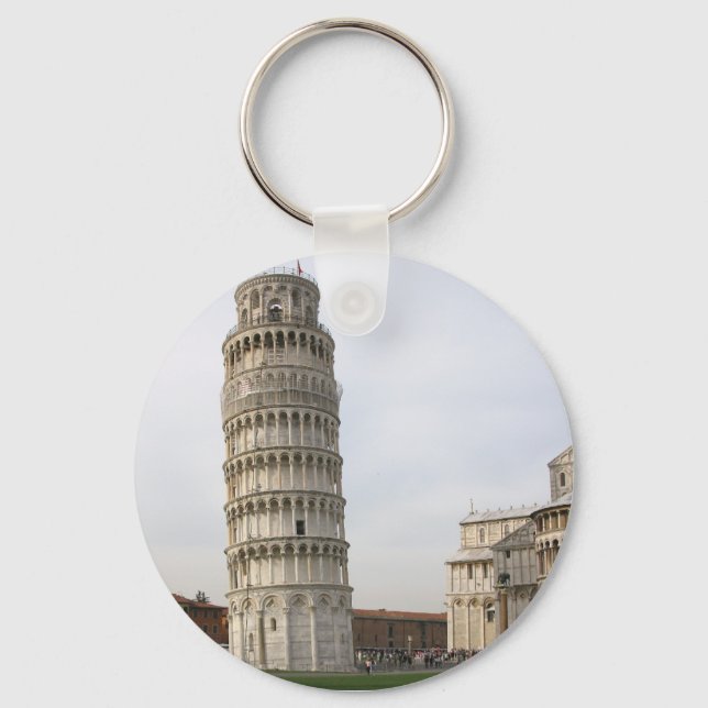 Leaning Tower of Pisa keychain (Front)