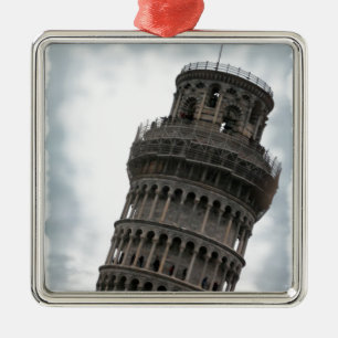 Leaning Tower of Pisa Metal Ornament